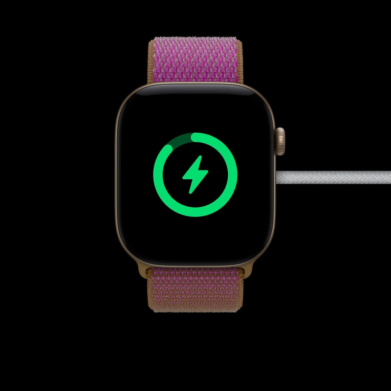 ساعت هوشمند 42 میلی‌متری اپل مدل Watch Series 12 Aluminum Case با بند سیلیکونی، سازگار با iOS 27 و بالاتر