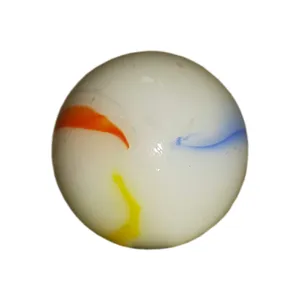 Goldooneh White Glassy Marbles 100pcs