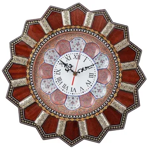 ساعت دیواری خاتم کاری  گالری مثالین کد 141158
