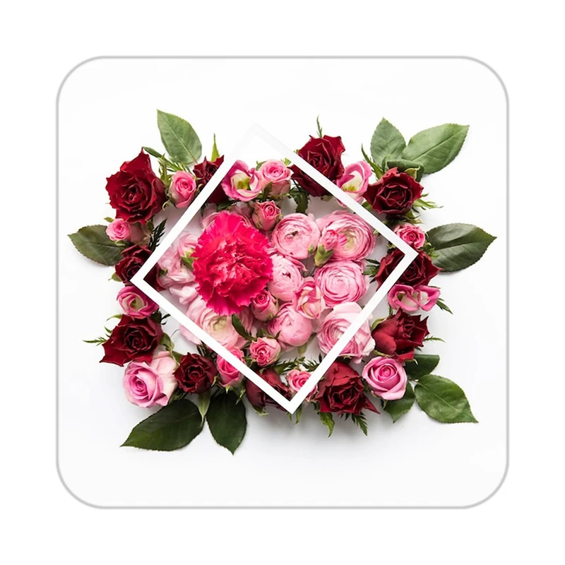 زیر لیوانی کاکتی طرح گل مدل mp17687