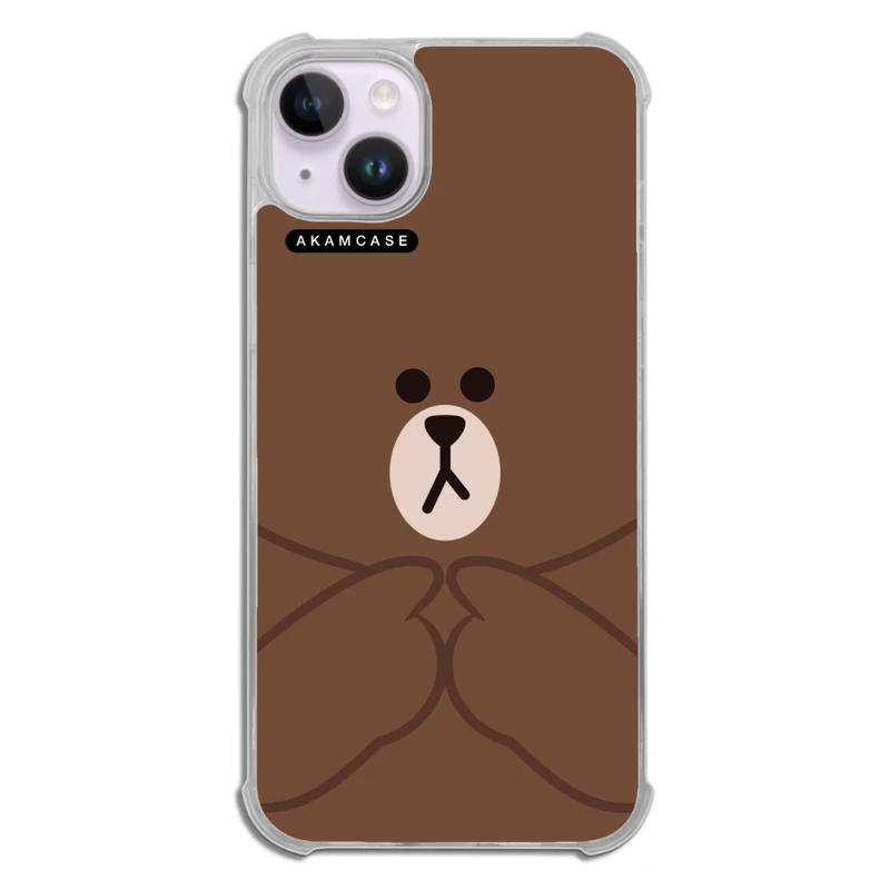 کاور آکام مدل AMCWTA14PLUS-BROWN1 مناسب برای گوشی موبایل اپل iPhone 14 Plus