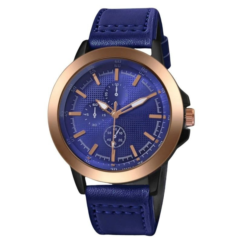 ساعت مچی عقربه‌ای مردانه کوارتز مدل تک موتور طرح سه موتور کد 03