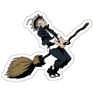 استیکر لپ تاپ مدل Black Clover - Asta Flying
