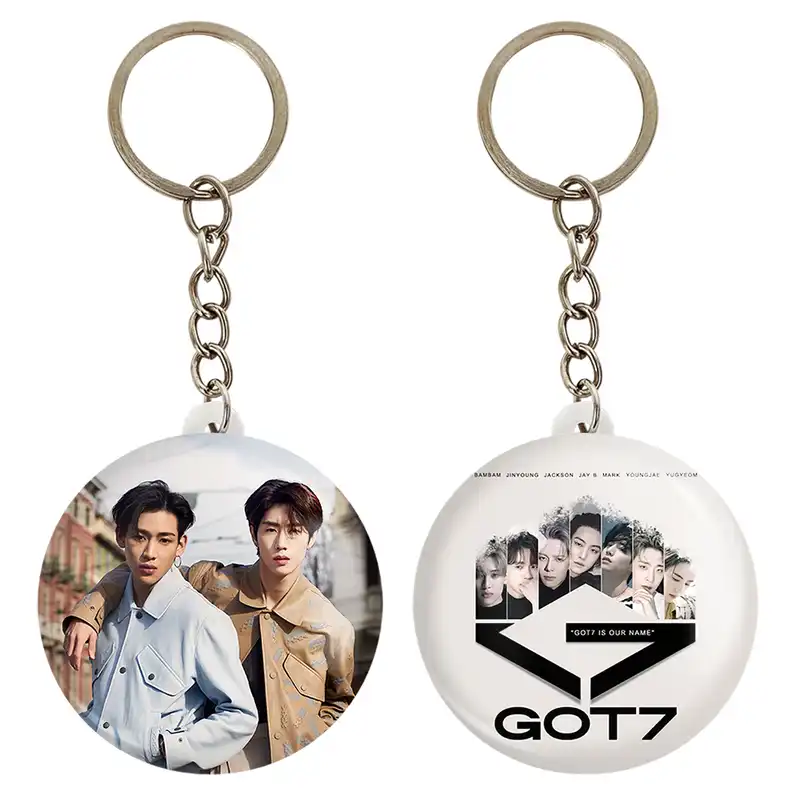 جاکلیدی خندالو مدل گروه گات سون GOT7 کد 2102921034 مجموعه 2 عددی