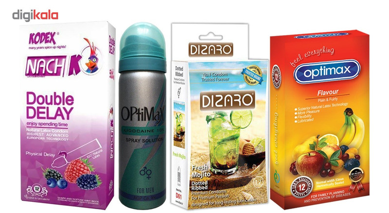 پک محصولات جنسی کد D01-N69-SO402-O224 سریX-21 مجموعه 4 عددی