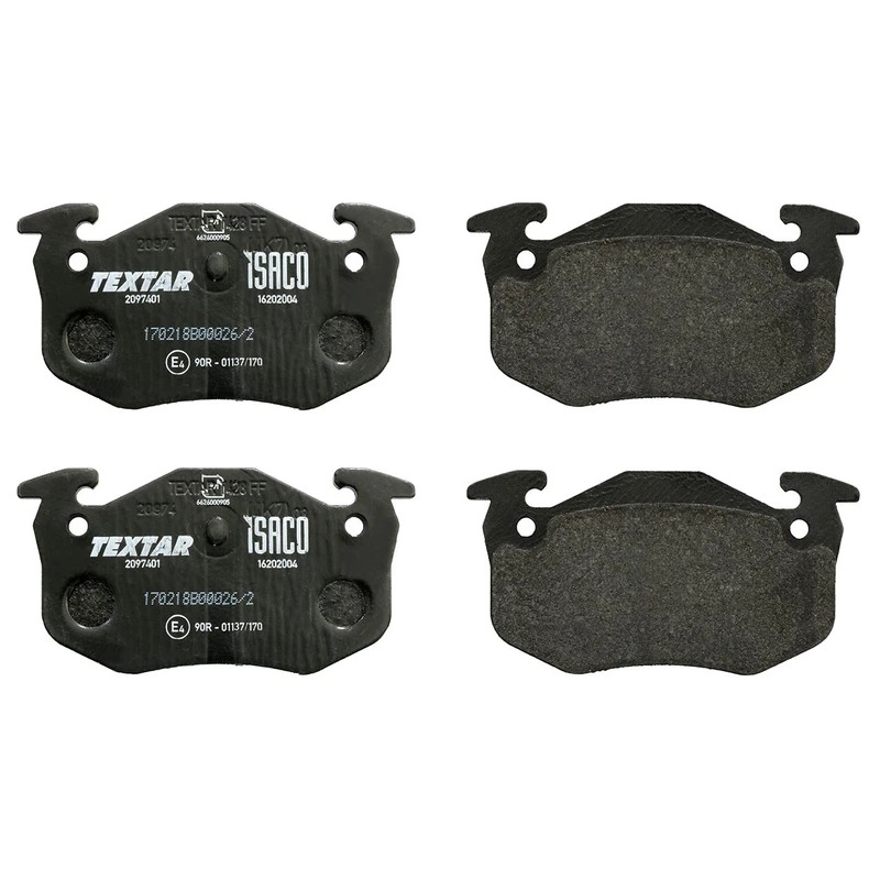 لنت ترمز عقب تکستار مدل 1620200416 مناسب برای پژو 206