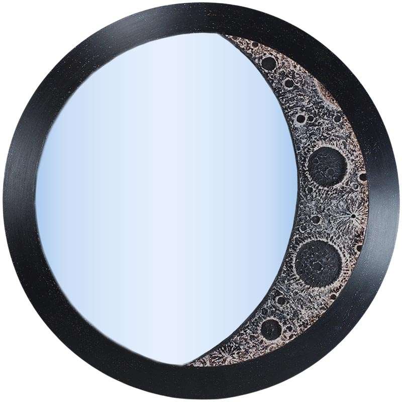 تابلو آینه مدل هلال ماه نوری کد SL202D50