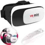 هدست واقعیت مجازی وی آر باکس مدل VR Box 2 به همراه ریموت کنترل بلوتوث و DVD حاوی اپلیکیشن و LED Watch هدیه