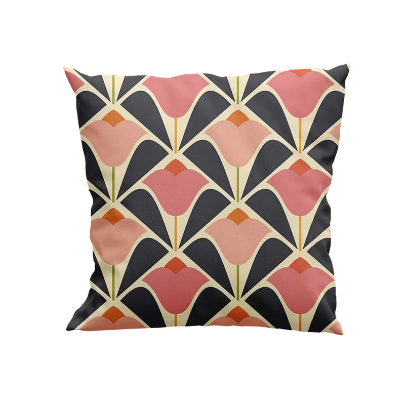 کوسن مدل گل های فانتزی کد DKK639