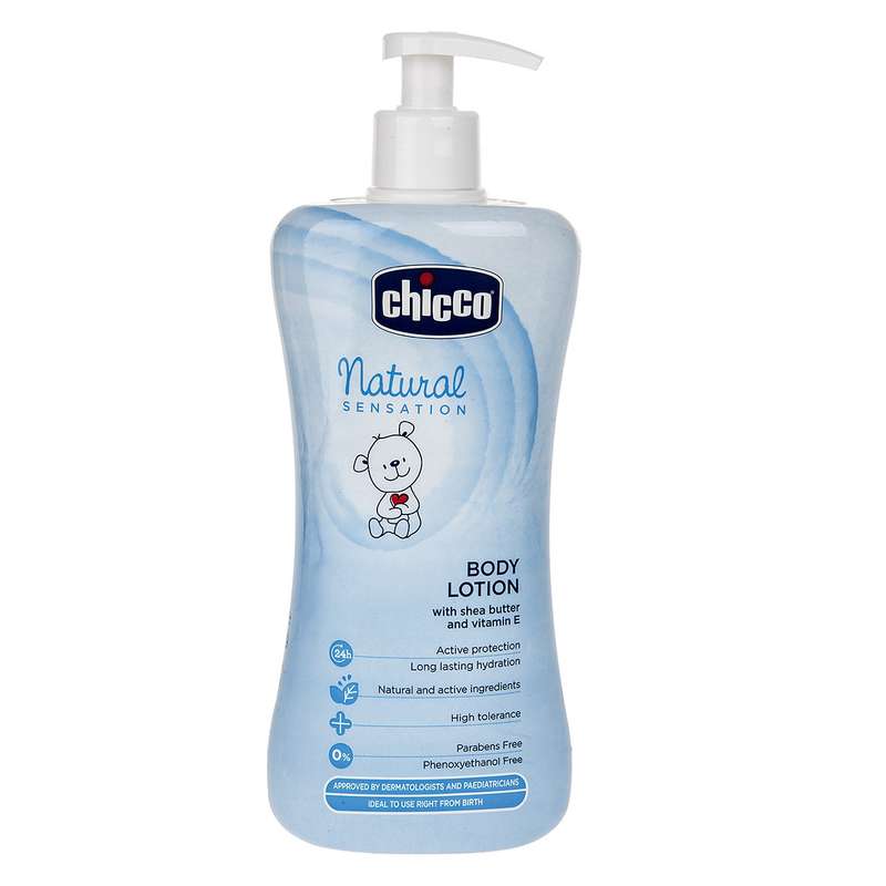لوسیون بدن کودک چیکو سری Natural Sensation حجم 500 میلی لیتر
