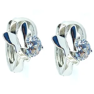 گوشواره دخترانه ژوپینگ مدل نگین کد 0372