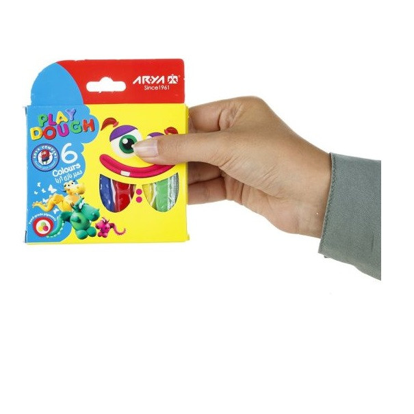 خمیر بازی آریا مدل double 6 color کد 007 بسته 2 عددی