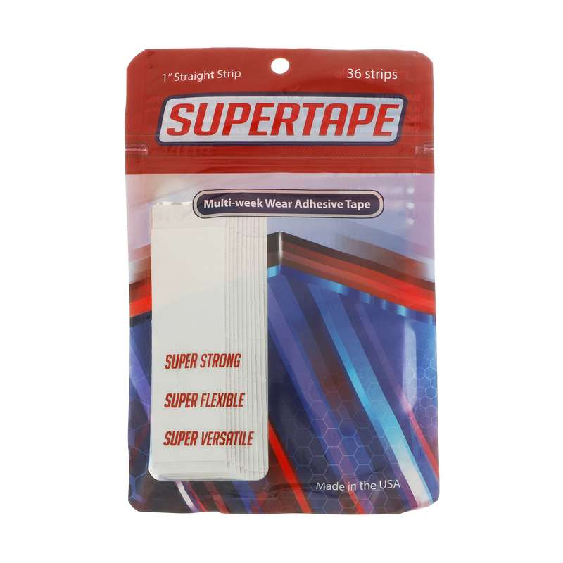 چسب کلاه گیس و پروتز مو سوپر تیپ مدل صاف کد P1001 بسته 36 عددی