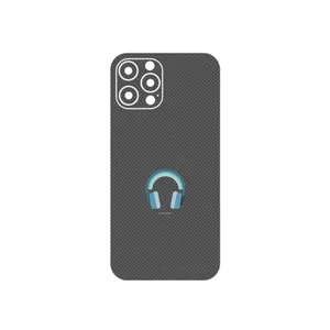 MAHOOT Minimal Headphone Icon Cover Sticker for Apple iPhone 12 Pro Max