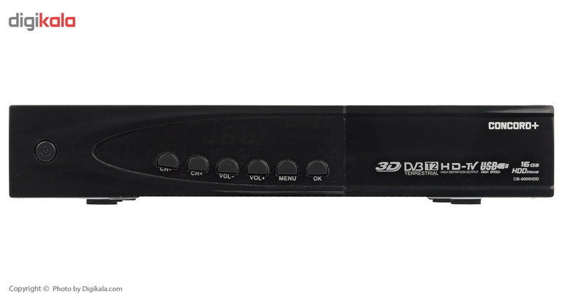 گیرنده دیجیتال کنکورد پلاس مدل DB-6000HDD گیرنده دیجیتال کنکورد پلاس مدل DB-6000HDD