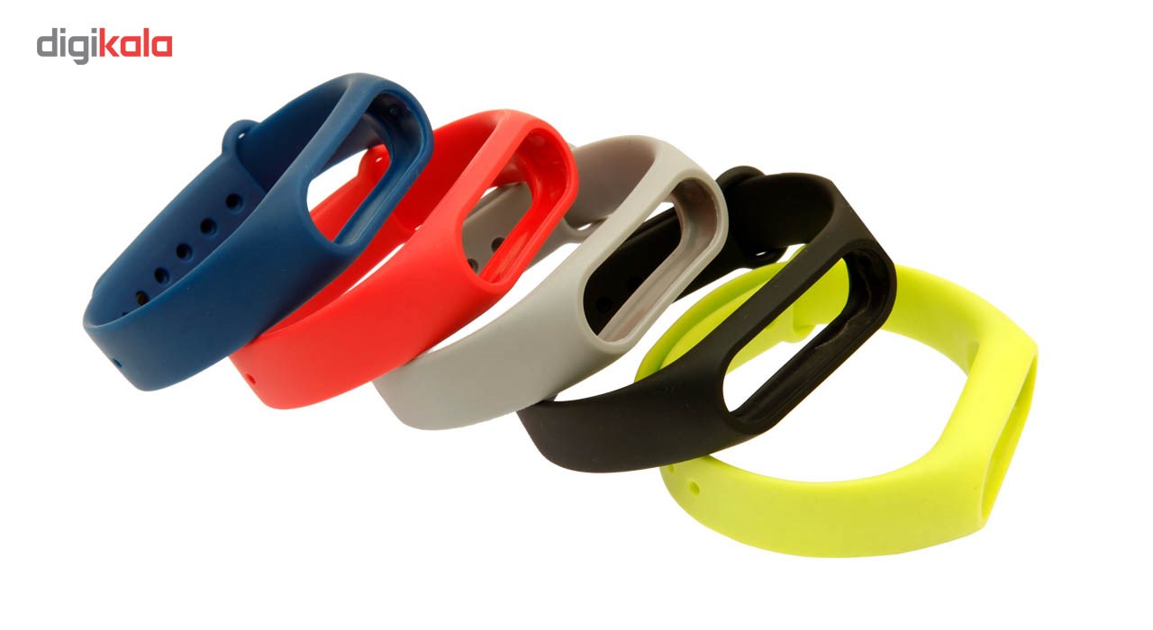 بند مچ بند هوشمند شیائومی مدل Mi Band 2 Silicone بسته 5 عددی کد83