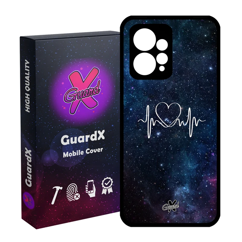 کاور گارد ایکس طرح Love مدل Glass10114 مناسب برای گوشی موبایل شیائومی Redmi Note 12 4G