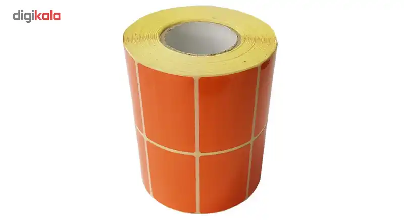 برچسب نارنجی پرینتر لیبل زن کد 006