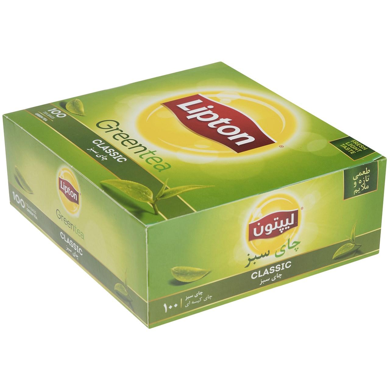 چای سبز کیسه ای لیپتون مدل Classic بسته 100 عددی