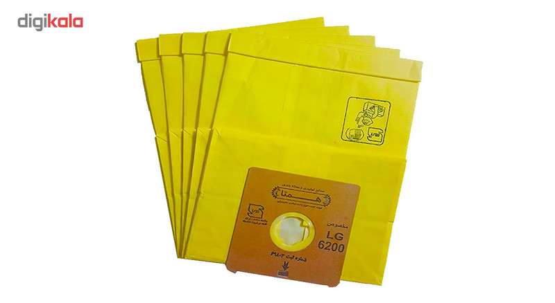 پاکت جاروبرقی ال جی همتا مدل های 6200ST سه بسته 5 عددی