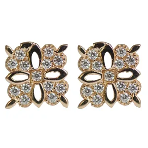 گوشواره طلا 18 عیار پارسه مدل 1201