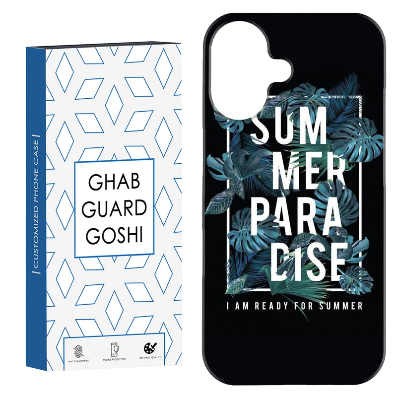 کاور قاب گارد گوشی طرح گل کد Dimo-704 مناسب برای گوشی اپل Iphone 16     