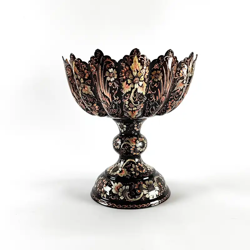 میوه خوری مسی مدل الماس تراش کد a023