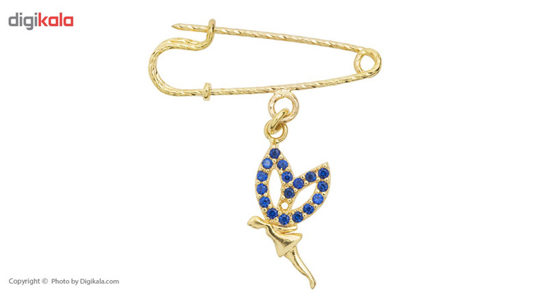 سنجاق سینه طلا 18 عیار ماهک مدل MP0029