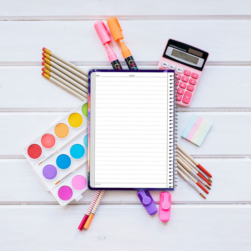 دفتر مشق 50 برگ مستر راد مدل کهکشانی کد galaxy 2149