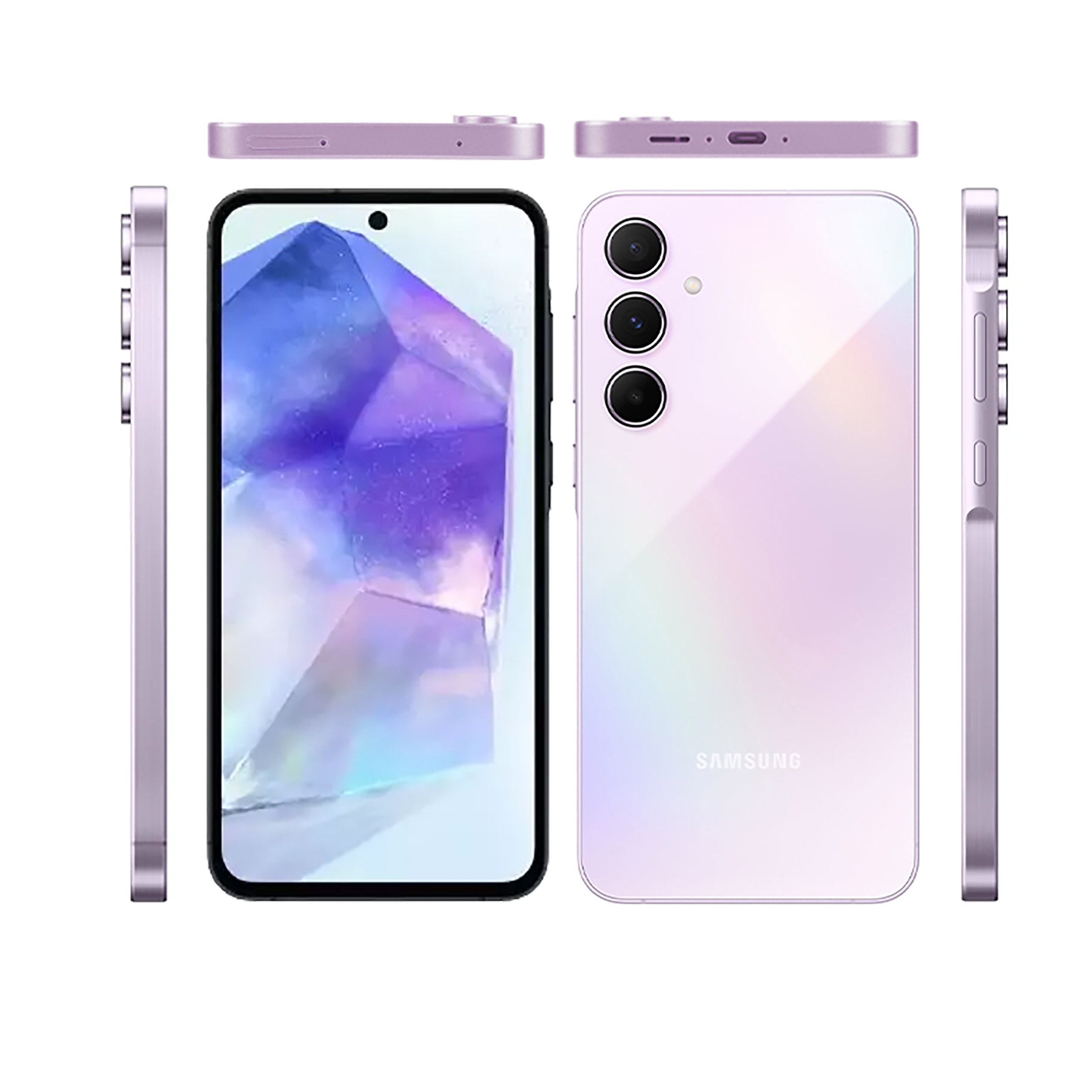 گوشی موبایل سامسونگ مدل Galaxy A55 دو سیم کارت ظرفیت 256 گیگابایت و رم 8 گیگابایت - ویتنام - به همراه بسته اینترنت 100 گیگابایتی یک ماهه همراه اول