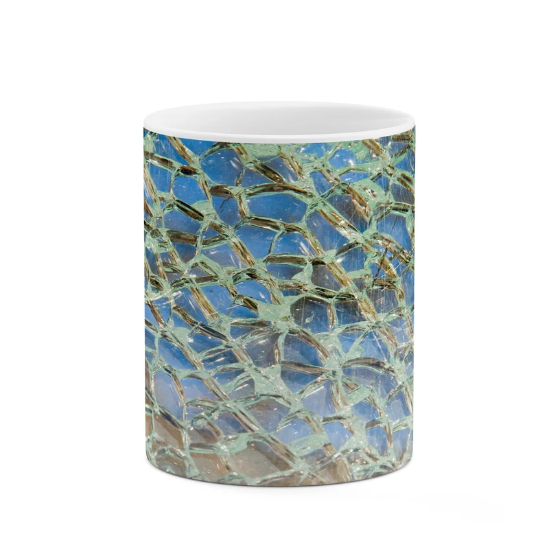 ماگ کاکتی مدل شیشه شکسته کد mgh18036