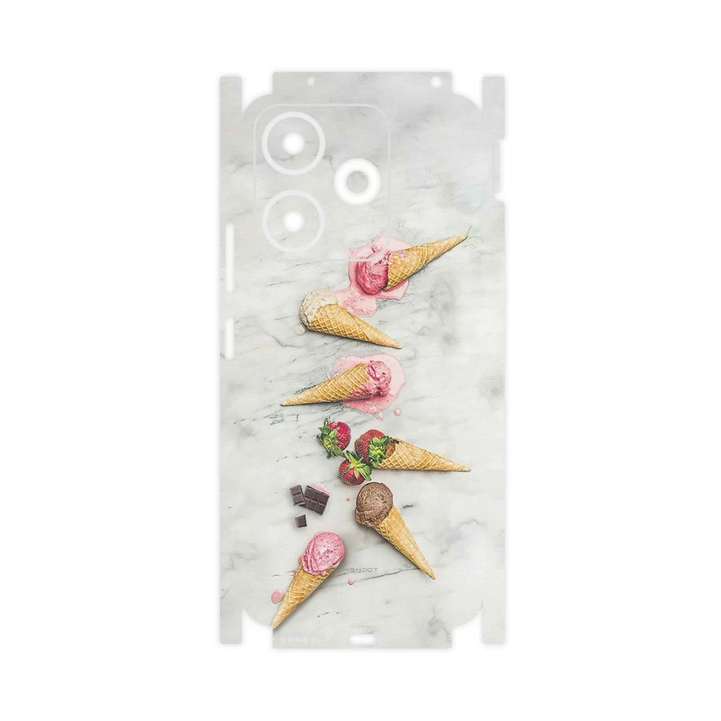 برچسب پوششی ماهوت مدل Funnel_ice_cream-FullSkin مناسب برای گوشی موبایل شیائومی Redmi 13x