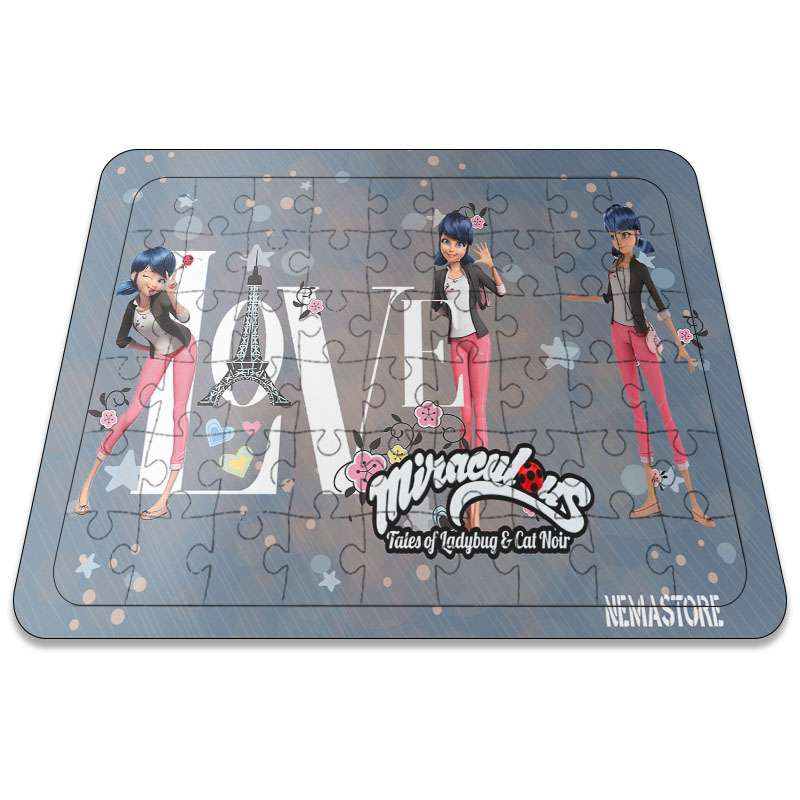 پازل 54 تکه نمااستور طرح دختر کفشدوزکی کد 1032