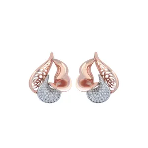 گوشواره طلا 18 عیار زنانه مدل 10903