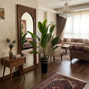 گلدان به همراه درختچه مصنوعی مدل پرنده بهشتی کد 24، ارتفاع 90 سانتی‌متر، وزن 300 گرم