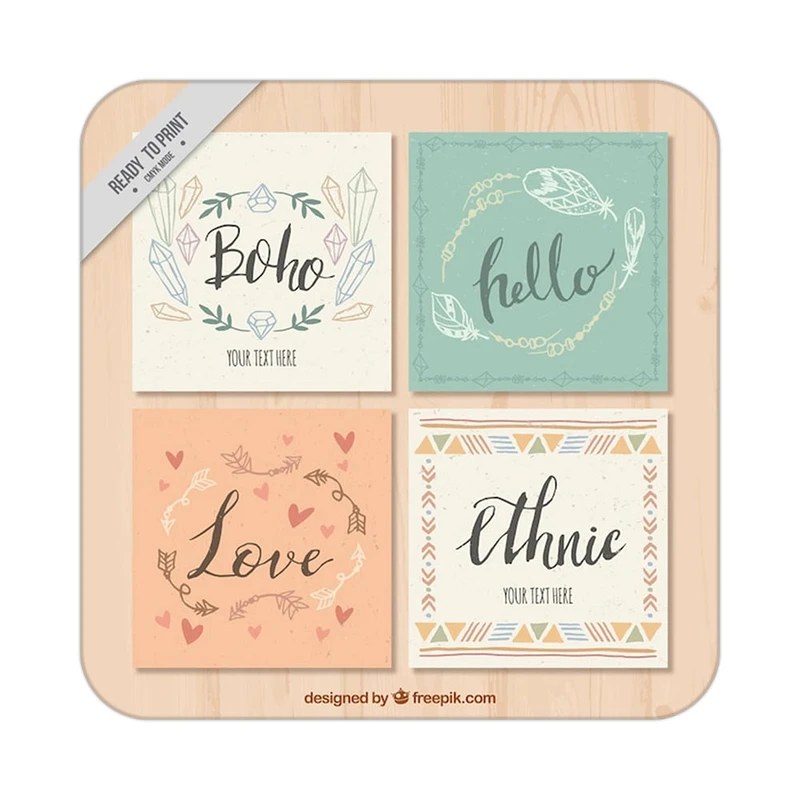 زیر لیوانی کاکتی طرح عاشقانه مدل mp39655