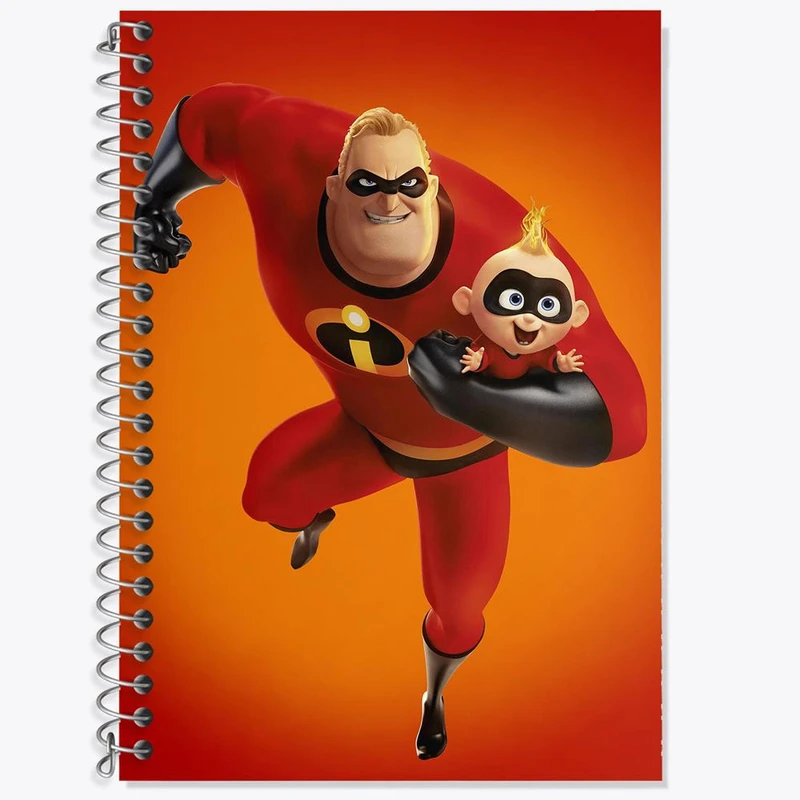 دفتر لغت 50 برگ خندالو مدل شگفت انگیزان The Incredibles کد 1847