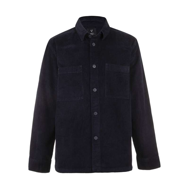 پیراهن آستین بلند مردانه هفت مدل 75463 رنگ سرمه ای