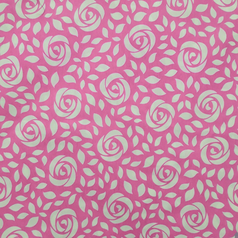 پارچه ملحفه عرض 2 متر مدل شبنم 11154 رنگ صورتی