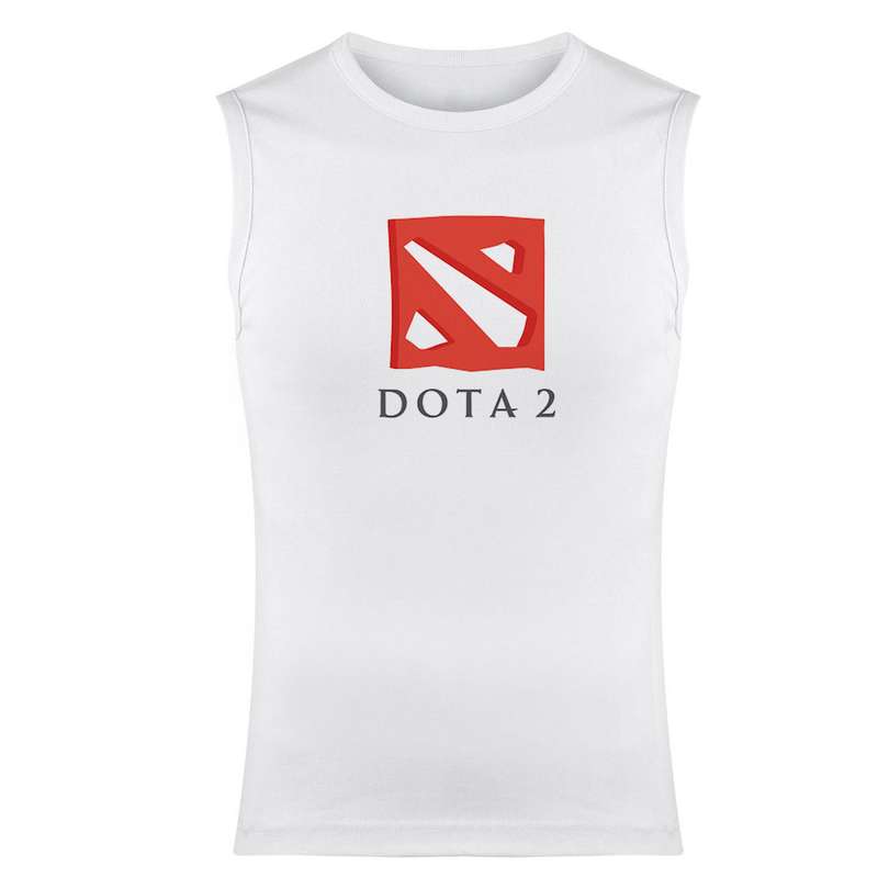 تاپ مردانه مدل DOTA 2 کد C2 رنگ سفید