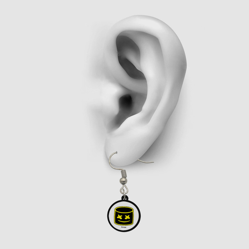 گوشواره زنانه ناکسیگو مدل شب تاب طرح دی جی مارشملو کد ES8146 گوشواره زنانه ناکسیگو مدل شب تاب طرح دی جی مارشملو کد ES8146