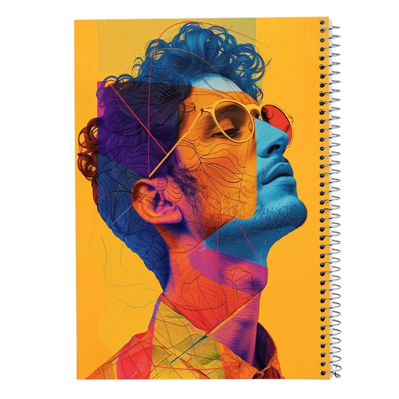 دفتر لیست خرید 50 برگ مدوپد مدل نقاشی آدم کد DF15656