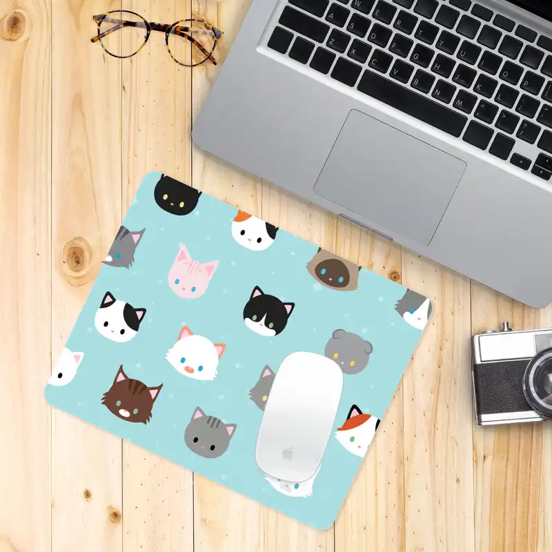 ماوس پد طرح گربه فانتزی مدل W339