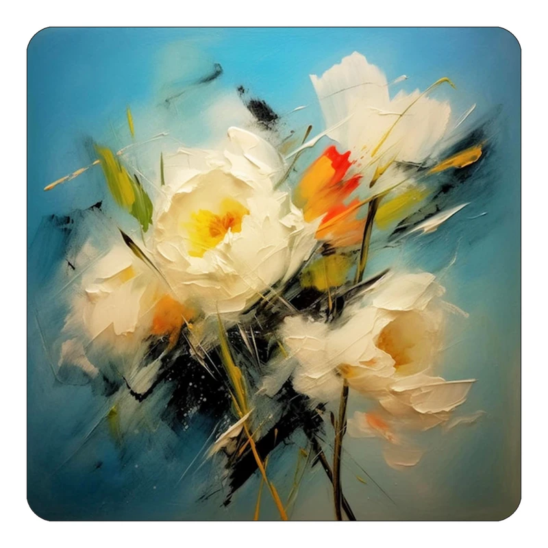 مگنت کاکتی طرح نقاشی رنگ روغن مدل mp72689