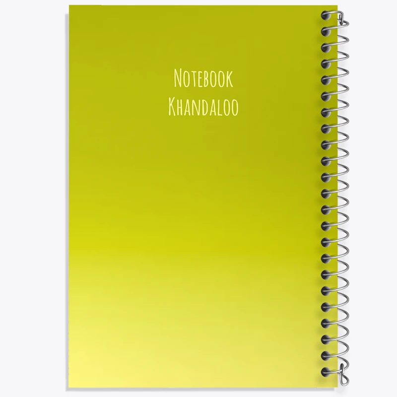 دفتر نقاشی 50 برگ خندالو طرح رنگ سبز کد N5444