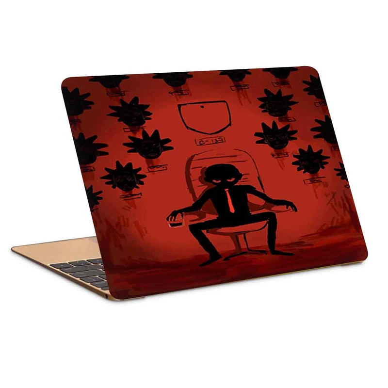 استیکر لپ تاپ طرح mr meeseeks 2کد c-691مناسب برای لپ تاپ 15.6 اینچ
