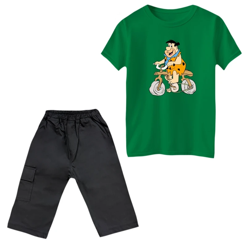 ست تی‌شرت و شلوارک پسرانه مدل عصر هجر کد 1