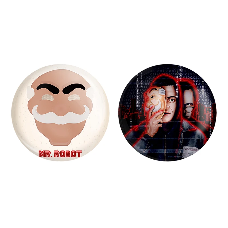 مگنت خندالو طرح الیوت الدرسون سریال آقای ربات Mr.Robot کد 1023710240 مجموعه 2 عددی