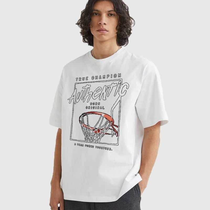 تی شرت آستین کوتاه مردانه مدل قهرمان واقعی اسپرت بسکتبال mo480