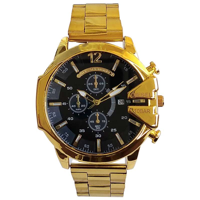 ساعت مچی عقربهای مردانه مدل بندفلزی کد 444 شاخدار ساعت مچی عقربهای مردانه مدل بندفلزی کد 444 شاخدار